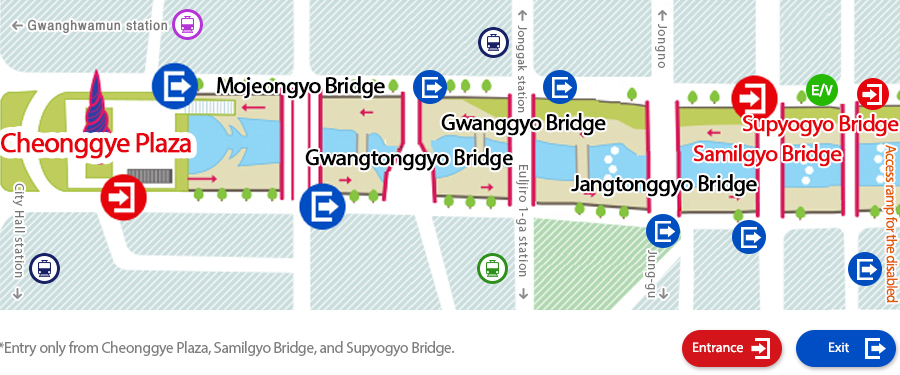 Seoul Lantern Festival Map