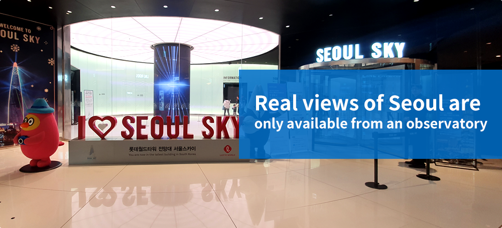 Real views of Seoul are only available from an observatory