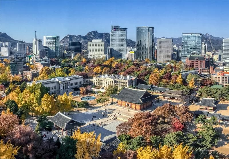 Seoul's Royal Palaces Witness Stunning Autumn Foliage