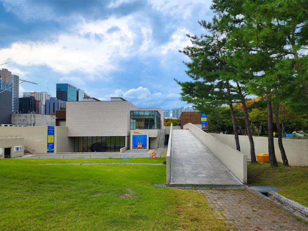 A view of the Soma Museum of Art.