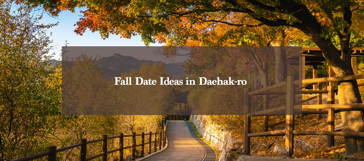 Fall Date Ideas in Daehak-ro