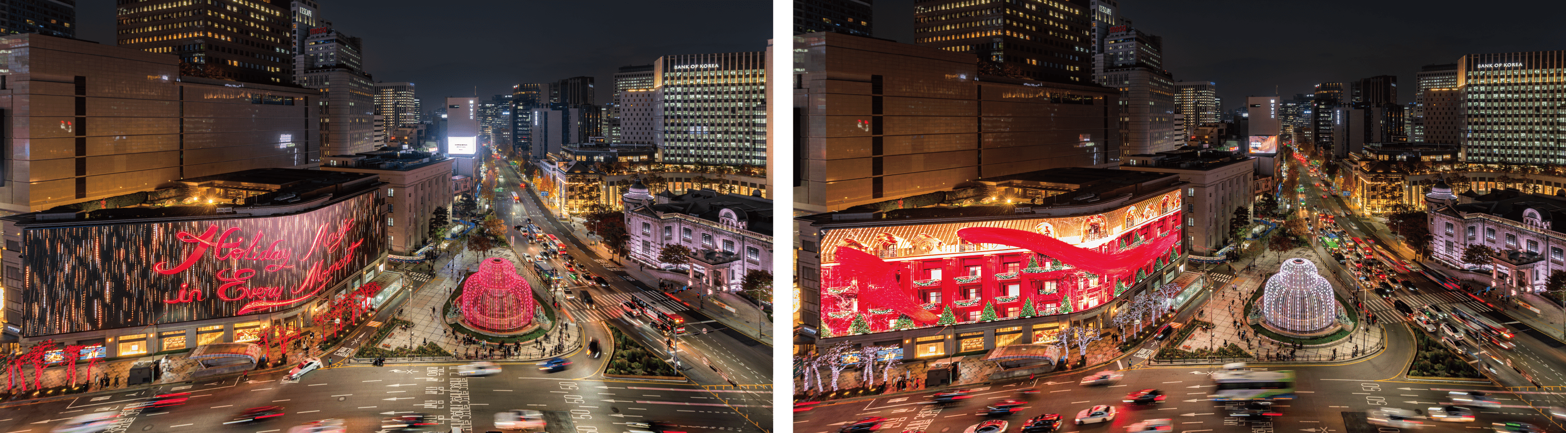Shinsegae Christmas Lights & The Hyundai Seoul's Christmas H-Village2