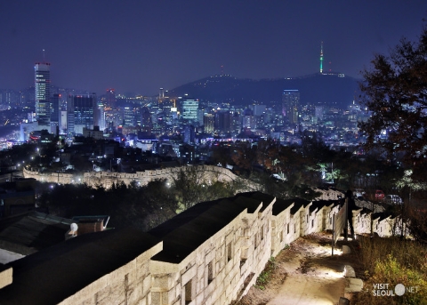 Naksan Park at Night